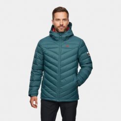 Kurtka puchowa męska Alpinus Monviso. Czerwone kurtki męskie Alpinus, m, bez wzorów, z puchu, sportowe, bez kaptura. Za 699.00 zł.