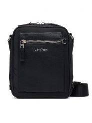 Calvin Klein Saszetka Ssnl Raised Logo Reporter LV04D3500G Czarny. Czarne saszetki męskie CALVIN KLEIN, ze skóry. Za 329.99 zł.