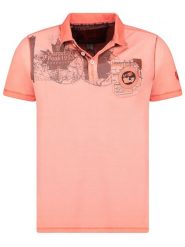 Canadian Peak Koszulka polo "Kimaceak" w kolorze łososiowym rozmiar: XL. Pomarańczowe koszulki polo męskie Canadian Peak, xl, bez wzorów, z bawełny, bez ramiączek. Za 109.78 zł.