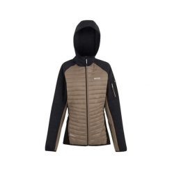 Damska bluza z kapturem na zamek błyskawiczny Regatta Newhill. Brązowe bluzy z kapturem damskie Regatta, m, z elastanu. Za 129.99 zł.