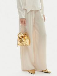 GINO ROSSI Torebka EO-ROSE-LA224-19454 Złoty. Żółte torebki klasyczne damskie Gino Rossi, bez wzorów, ze skóry, bez dodatków. Za 299.99 zł.