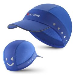 Czapka letnia z oddychającego jedwabiu WEST BIKING YP0201426 - Niebieska. Niebieskie czapki męskie WEST BIKING, na lato, bez wzorów, z materiału, eleganckie. Za 79.60 zł.