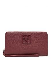 Armani Exchange Portfel XW000361 AF11902 UA343 Bordowy. Czerwone portfele damskie Armani Exchange, bez wzorów, ze skóry. Za 429.99 zł.