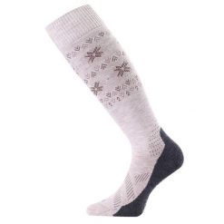 Skarpety narciarskie damskie Lasting FWI 778 Merino 85%. Szare skarpetki damskie LASTING, bez wzorów. W wyprzedaży za 139.90 zł.