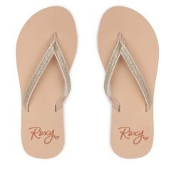 Japonki Roxy. Żółte kalosze damskie Roxy, bez wzorów. Za 99.99 zł.