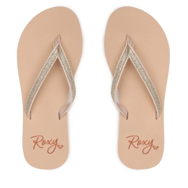 Japonki Roxy. Żółte kalosze damskie Roxy, bez wzorów. Za 99.99 zł.