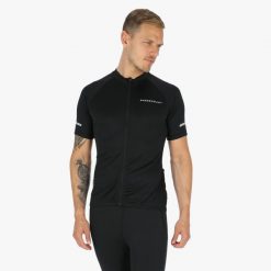 Koszulka rowerowa męska Swedemount Core Bike Tee szybkoschnąca. Czarne t-shirty sportowe męskie SWEDEMOUNT, m, z materiału, bez ramiączek, na fitness i siłownię. Za 184.00 zł.