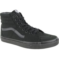 Buty do chodzenia męskie Vans SK8 HI. Czarne buty trekkingowe męskie Vans, z tkaniny, bez zapięcia, trekkingowe, Vans SK8. Za 404.46 zł.
