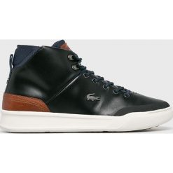 Lacoste - Buty. Czarne buty sportowe na co dzień męskie Lacoste, z gumy, bez zapięcia, thinsulate. W wyprzedaży za 359.90 zł.