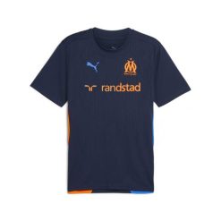 Męska koszulka treningowa Olympique Marsylia PUMA. Brązowe t-shirty sportowe męskie Puma, l, bez ramiączek, do piłki nożnej. Za 212.00 zł.