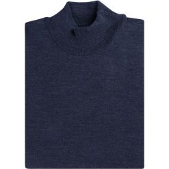 Sweter OTTAVIO SWSR000174. Brązowe swetry męskie Giacomo Conti, m, bez wzorów, z wełny, bez kołnierzyka. Za 229.00 zł.