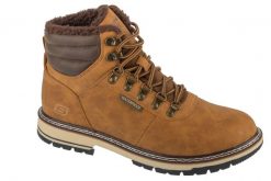 Trapery męskie, Corado - Memphis. Brązowe buty zimowe męskie Skechers, z materiału, bez zapięcia. Za 329.99 zł.