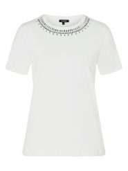 More & More Koszulka w kolorze białym rozmiar: 34. Białe bluzki damskie MORE & MORE, bez wzorów, z bawełny, bez kołnierzyka. Za 43.99 zł.