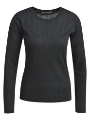 Smith & Soul Koszulka w kolorze czarnym rozmiar: XL. Czarne t-shirty damskie Smith & Soul, xl, bez wzorów, prążkowane, bez kołnierzyka. Za 86.99 zł.