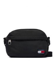 Tommy Jeans Torebka Tjw Ess Daily Crossover AW0AW17286 Czarny. Czarne listonoszki damskie Tommy Jeans, bez wzorów, z jeansu, bez dodatków. Za 259.99 zł.