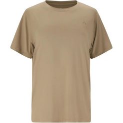 Koszulka damska Whistler Tuloni. Brązowe bluzki damskie WHISTLER, bez wzorów, bez kołnierzyka. Za 161.00 zł.