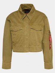 Alpha Industries Kurtka przejściowa Deck 136017 Zielony Oversize. Zielone kurtki damskie Alpha Industries, m, bez wzorów, z bawełny, bez kaptura. Za 499.99 zł.