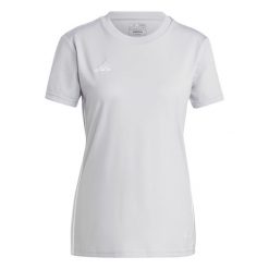Koszulka damska adidas Tabela 23 Jersey. Białe bluzki damskie Adidas, xl, bez wzorów, z jersey, bez kołnierzyka. Za 62.00 zł.