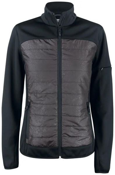 Clique Custer Women Lekka kurtka polarowa 100% poliester z nadrukiem. Czarne kurtki damskie CLIQUE, m, bez wzorów, z polaru, bez kaptura. Za 317.98 zł.