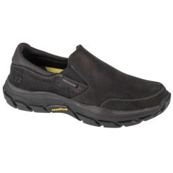 Buty trekkingowe męskie Skechers Respected Calum. Czarne buty trekkingowe męskie Skechers, bez zapięcia. Za 379.99 zł.