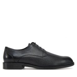 Półbuty BOSS. Czarne buty wizytowe męskie Boss, bez zapięcia. Za 659.99 zł.
