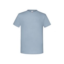 Kultowa Koszulka Unisex Dla Dorosłych. Niebieskie bluzki damskie Fruit of the Loom, s, bez wzorów, bez kołnierzyka. Za 33.99 zł.