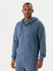 HUGO Bluza Dapozip 50548651 Niebieski Relaxed Fit. Niebieskie bluzy bez kaptura męskie Hugo, m, z bawełny. Za 599.99 zł.