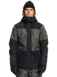 Kurtka narciarska męska Quiksilver Mission. Czarne kurtki narciarskie i snowboardowe damskie Quiksilver, m, bez wzorów, z lycry, bez kaptura, narciarskie. Za 471.49 zł.