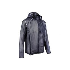 Kurtka przeciwdeszczowa do biegania KIPRUN LIGHT męska. Żółte kurtki treningowe męskie KALENJI, m, bez wzorów, z materiału, do biegania. Za 149.99 zł.