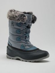 Kamik Kozaki zimowe "Momentum 3" w kolorze niebieskim rozmiar: 37. Niebieskie kozaki damskie Kamik, z materiału, bez obcasa. Za 239.29 zł.