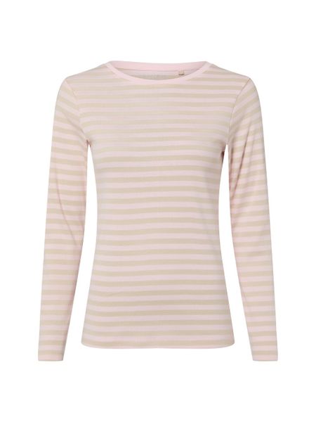Brookshire koszulka z długim rękawem Kobiety Bawełna różowy|beżowy, XXXL. Brązowe t-shirty damskie brookshire, bez wzorów, z bawełny, bez kołnierzyka. Za 79.95 zł.
