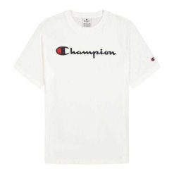 T-shirt Męski Logo. Białe t-shirty męskie CHAMPION, m, bez wzorów, bez kołnierzyka. Za 143.99 zł.