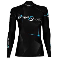 Koszulka Sportowa Rashguard damski MMA EXTREME HOBBY MT SPORT. Niebieskie bielizna termoaktywna damska EXTREME HOBBY, l, bez wzorów, z bawełny, bez ramiączek. Za 209.00 zł.