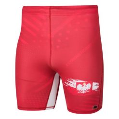 Legginsy krótkie do biegania męskie EXTREME HOBBY 1/3 POLSKA PRIME. Czerwone spodnie sportowe męskie EXTREME HOBBY, z dzianiny. Za 169.00 zł.