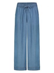 Sublevel Spodnie w kolorze niebieskim rozmiar: M. Niebieskie spodnie materiałowe damskie Sublevel, bez wzorów, z materiału. Za 104.99 zł.