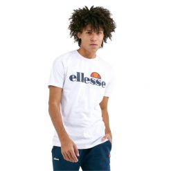 T-shirt Męski Sl Prado. Białe t-shirty męskie Ellesse, m, bez wzorów, bez kołnierzyka. Za 222.99 zł.
