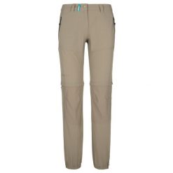 Damskie spodnie outdoorowe Kilpi HOSIO-W. Żółte spodnie dresowe damskie Kilpi, xs, bez wzorów, z nylonu. Za 380.74 zł.