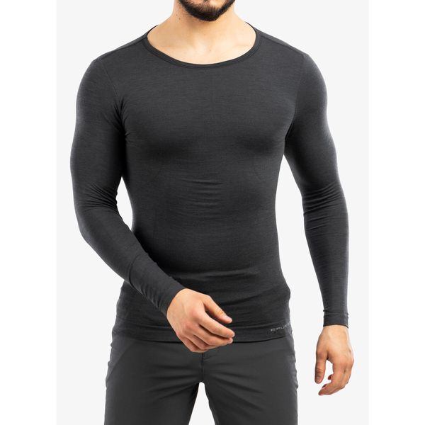 Bluza termoaktywna męska Brubeck Comfort Wool LS. Szare bluzy bez kaptura męskie Brubeck, m. Za 172.99 zł.