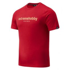 T-shirt Męski koszulka bawełniana EXTREME HOBBY MAINLINE. Czerwone t-shirty męskie EXTREME HOBBY, m, bez wzorów, z bawełny, bez kołnierzyka. Za 129.00 zł.