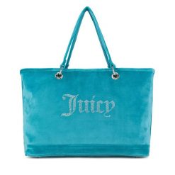 Torebka Juicy Couture. Niebieskie torebki klasyczne damskie Juicy Couture, bez wzorów, bez dodatków. Za 349.99 zł.