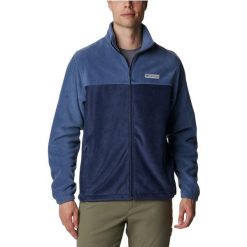 Bluza sportowa męska Columbia Steens Mountain 20 Full Zip Fleece. Niebieskie bluzy bez kaptura męskie Columbia, bez wzorów, z poliesteru, sportowe, bez kołnierzyka, bez ramiączek. Za 159.99 zł.
