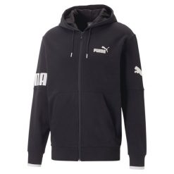 Puma Bluza Power Colorblock Fz Tr 67332701. Czarne bluzy bez kaptura męskie Puma, s. Za 195.99 zł.