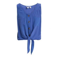 Luźny top dla Kobiety TROPICAL HILL Fioletowy. Niebieskie topy damskie Roxy, m, bez wzorów, z materiału, bez kołnierzyka. W wyprzedaży za 180.25 zł.