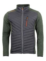 Peak Mountain Kurtka polarowa "Chacha" w kolorze zielono-szarym rozmiar: XXL. Szare kurtki męskie Peak Mountain, xxl, bez wzorów, z polaru, bez kaptura. Za 214.70 zł.