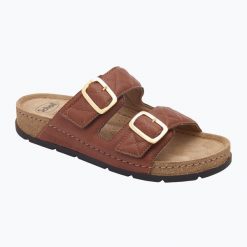 Klapki damskie Scholl Bora 2 Straps Med. Brązowe obuwie trekkingowe damskie Scholl. Za 339.99 zł.