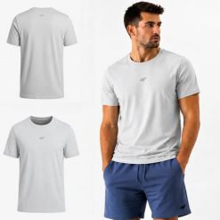 T-SHIRT MĘSKI 4F KOSZULKA BAWEŁNIANA KOLEKCJA LIMITOWANA M3947 SS26. Czerwone t-shirty sportowe męskie 4f, m, z bawełny, bez ramiączek, na fitness i siłownię. Za 54.99 zł.