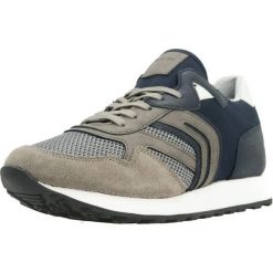 Buty GEOX U VINCIT A Niebieski. Niebieskie buty fitness męskie Geox, na fitness i siłownię. Za 215.99 zł.