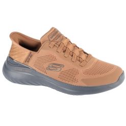 Buty sportowe Sneakersy męskie, Slip-Ins: Bounder 2.0 - Emerged. Szare buty sportowe na co dzień męskie Skechers, bez zapięcia, trekkingowe. Za 369.99 zł.