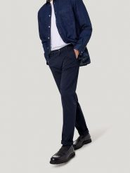 Pierre Cardin Spodnie chino w kolorze granatowym rozmiar: W40/L34. Niebieskie spodnie materiałowe męskie Pierre Cardin, bez wzorów. Za 130.99 zł.