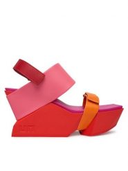 United Nude Sandały Brutt Sandal 1098396416 Różowy. Czerwone sandały damskie United Nude, bez wzorów, ze skóry, bez obcasa, na koturnie. Za 1,229.00 zł.
